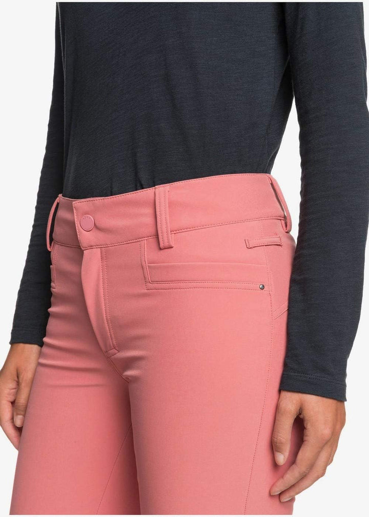Roxy Damen Creek-Shell-Schneehose für Frauen, Dusty Rose