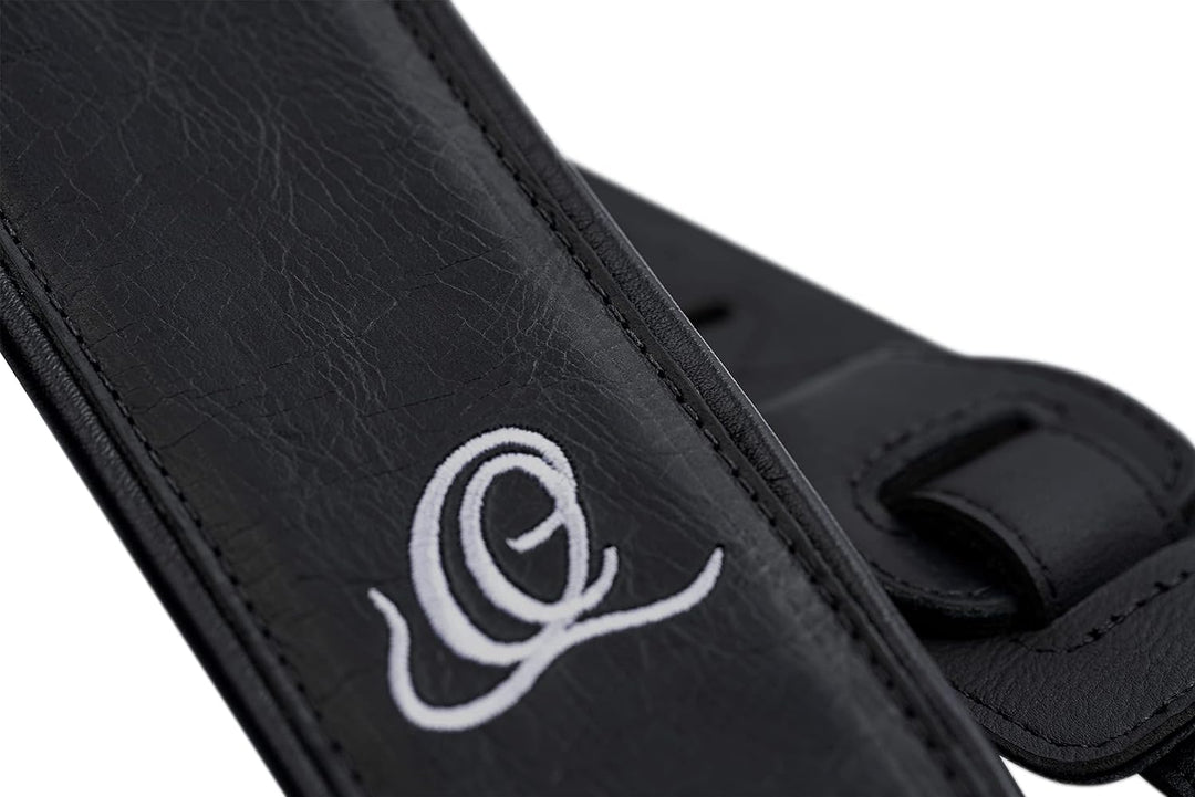 Ortega Guitars Echtleder Gitarrengurt längenverstellbar - Akustik Gitarre / Bass, E-Gitarre, E-Bass
