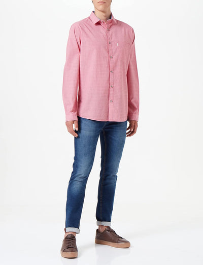 Stockerpoint Herren Astor Hemd XL Rot, XL Rot