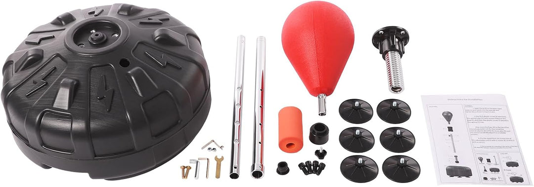 Punchingball Boxstand 120-160cm, Standboxsack Einstellbare Erwachsene, Freistehender Boxball Boxsack