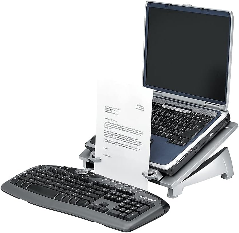 Fellowes Laptop Ständer Office Suites, 6-Fach höhenverstellbar, ergonomisch, für die Nutzung auf dem