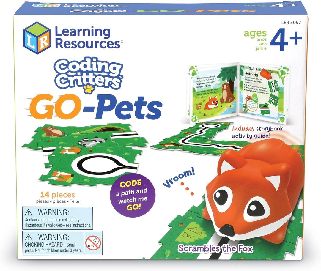 Learning Resources Coding Critters Go-Pets Renntiere – Fuchs Scrambles, Mint, Programmierspielzeug f