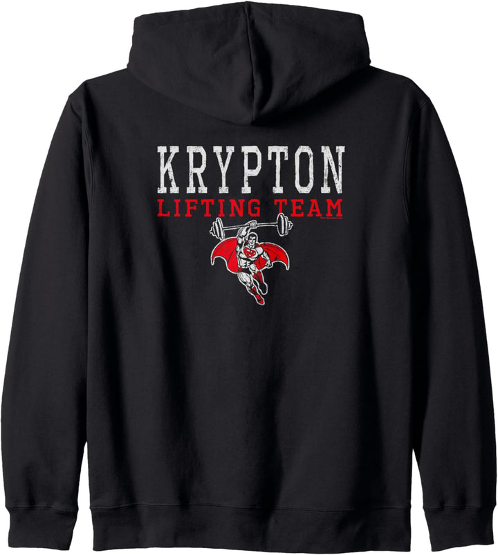 Superman Krpton Lifting Team Kapuzenjacke