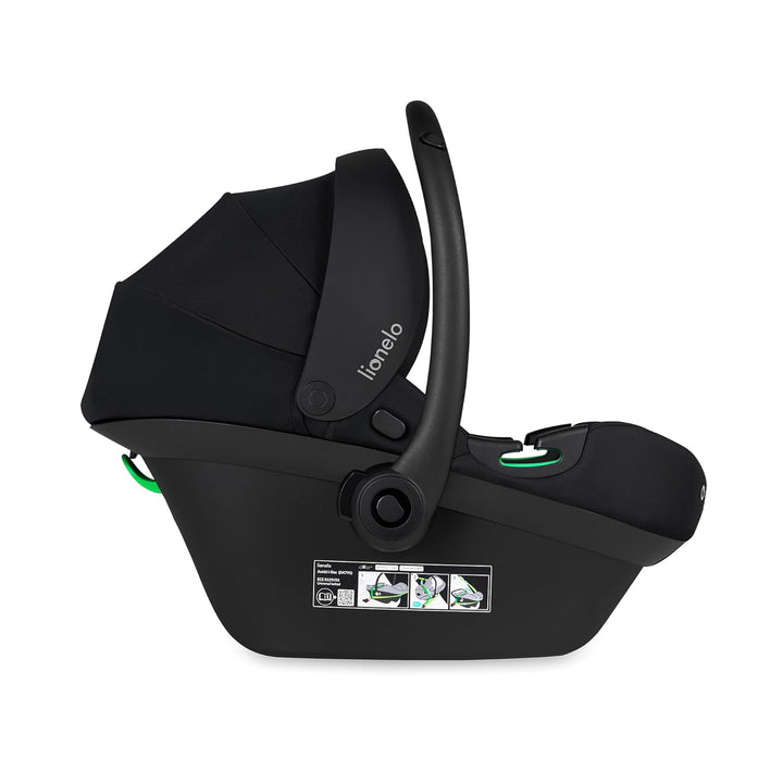 Lionelo ASTRID i-Size Baby Autositz 40-87 cm, Babyschale Gruppe 0+, Rückwärtsgerichtete Montage, 3-P