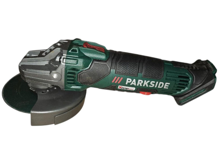 Parkside 20V Akku-Winkelschleifer PWSA 20-Li C3 - blanke Einheit - zum präzisen Schleifen und Schnei