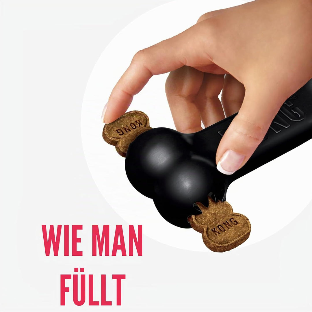 KONG Extreme Goodie Bone - Langlebiger Hundeknochen aus Naturkautschuk für Hunde mit starkem Biss -