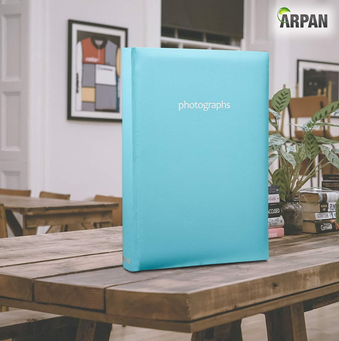 ARPAN Einsteckalbum, gross, 300 Fotos à 15 x 10 cm, Blau