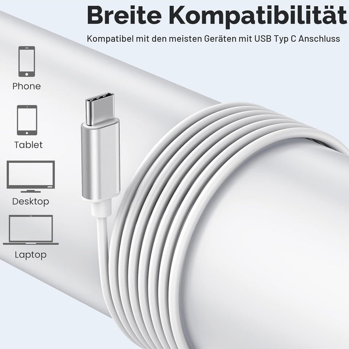 USB C Kopfhörer für Samsung Galaxy S23 Ultra S22 S21 FE S20 A53 A54 USB C Kopfhörer mit Mikrofon In-