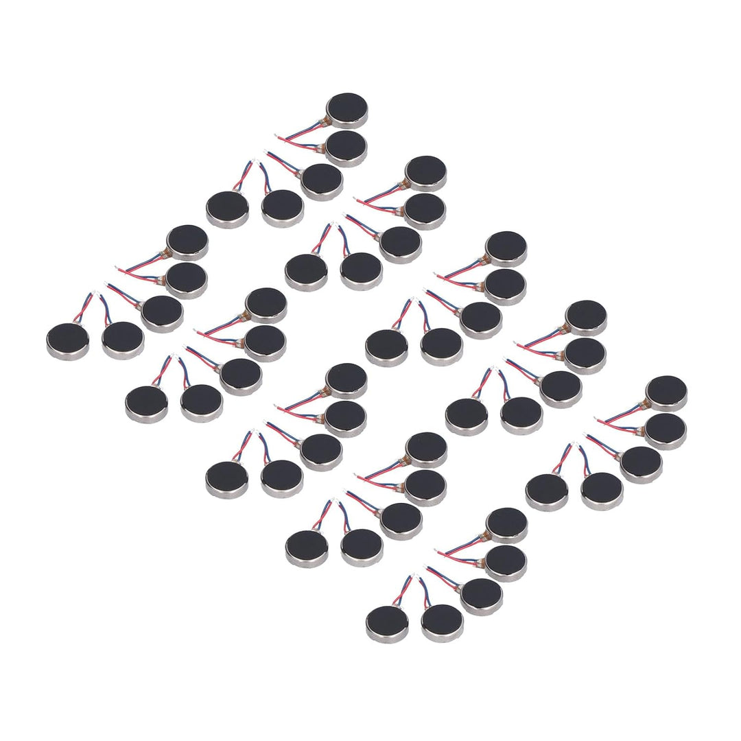 50 Stück Mini-Vibrationsmotoren DC 3V 10x2,7 Mm Anti-Interferenz Kleiner Leichter, Geräuscharmer Mik