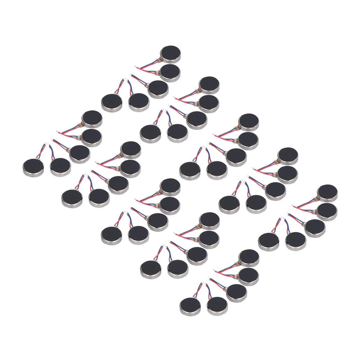 50 Stück Mini-Vibrationsmotoren DC 3V 10x2,7 Mm Anti-Interferenz Kleiner Leichter, Geräuscharmer Mik