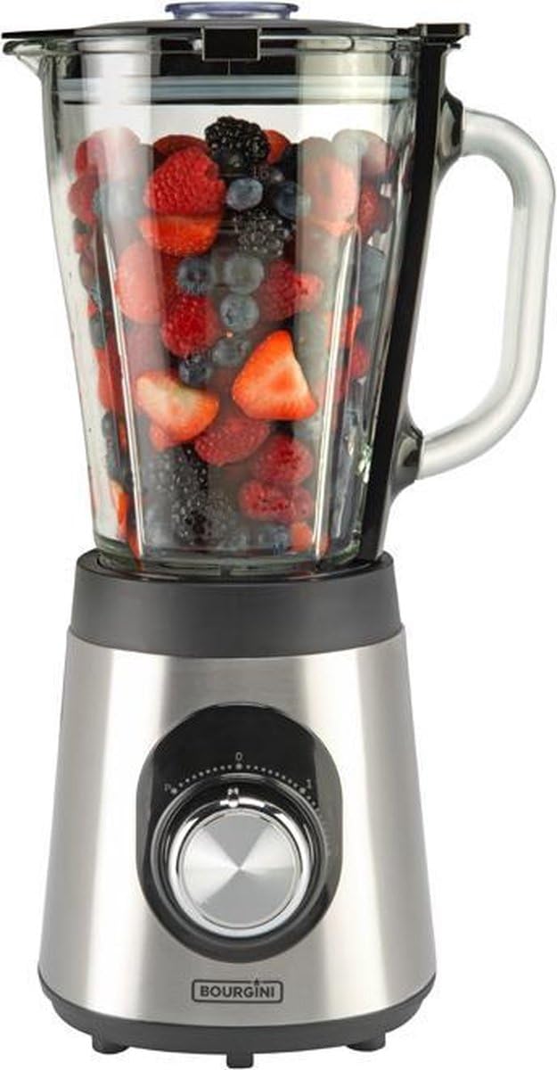 Bourgini Classic Mixer Plus - 1,5L - Edelstahl Standmixer
