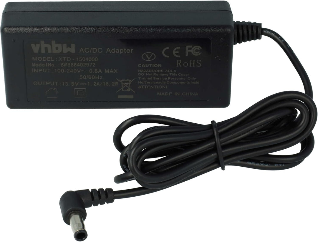vhbw Netzteil kompatibel mit Epson Perfection V37 | V350, V330, V33, V300, V30, V220, V200, V370, V1