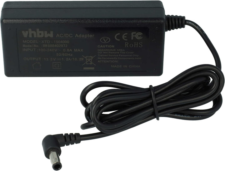 vhbw Netzteil kompatibel mit Epson Perfection V37 | V350, V330, V33, V300, V30, V220, V200, V370, V1