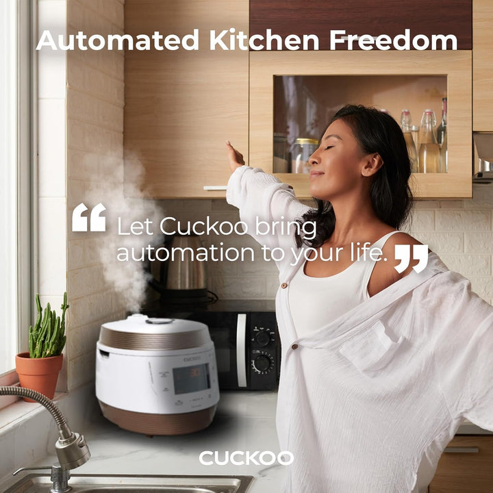 CUCKOO CMC-QSB501S ICOOK Q5 Premium Dampfdruck Multikocher 4750ml | 8in1 Multifunktionsgerät | Sprac