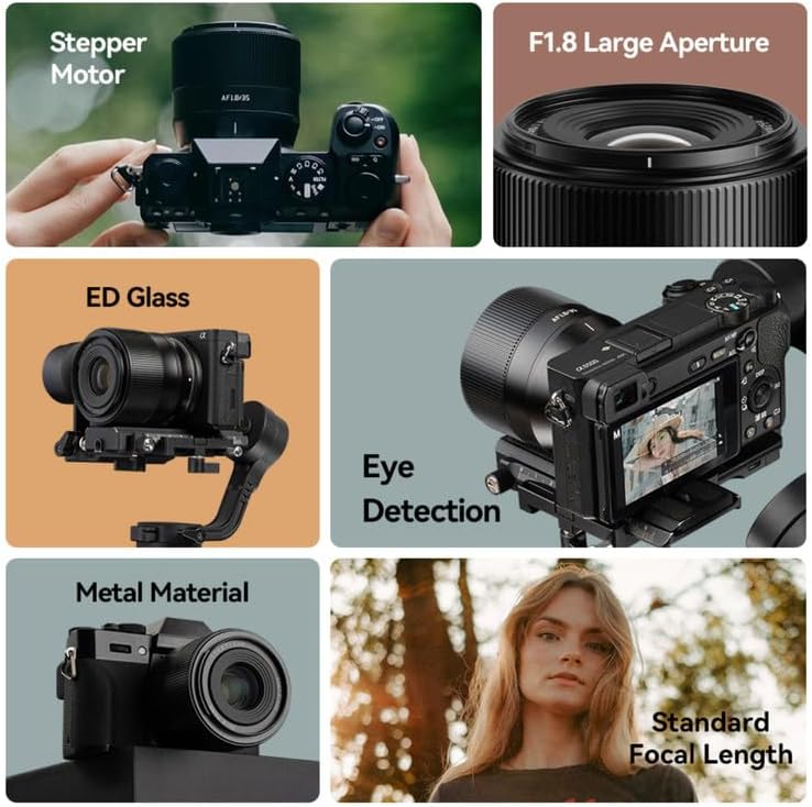 TTArtisan AF 35mm F1.8 Objektiv Autofokus APS-C Rahmen für Fuji X Mount Kameras X-A1 X-A10 X-M1 X-T1