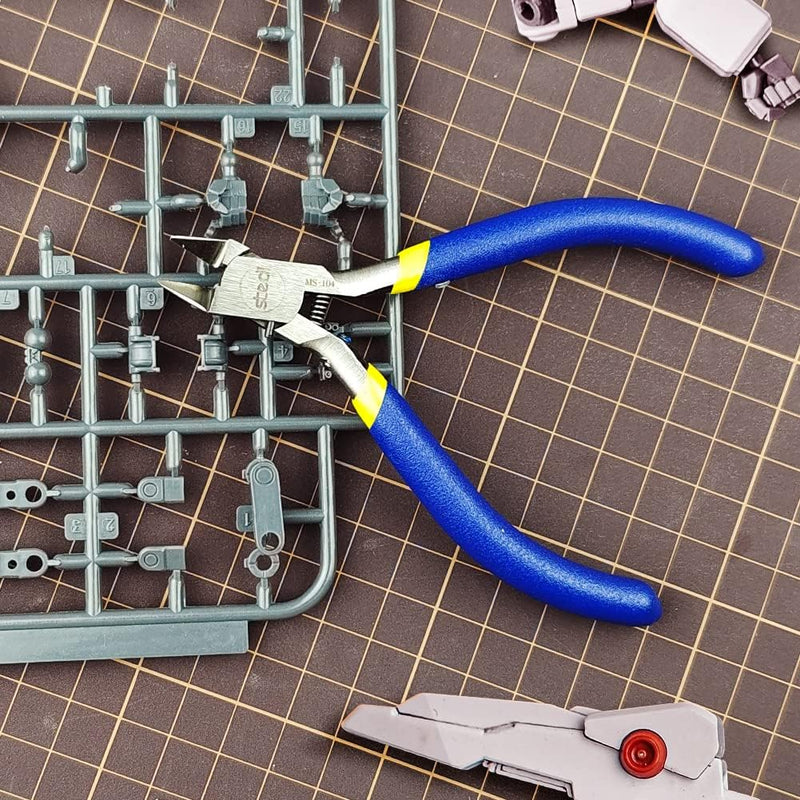 stedi 4,7-Zoll-Modellzange, mit ultradünnen einschneidigen und Klinge Fall Kunststoff-Modell Werkzeu