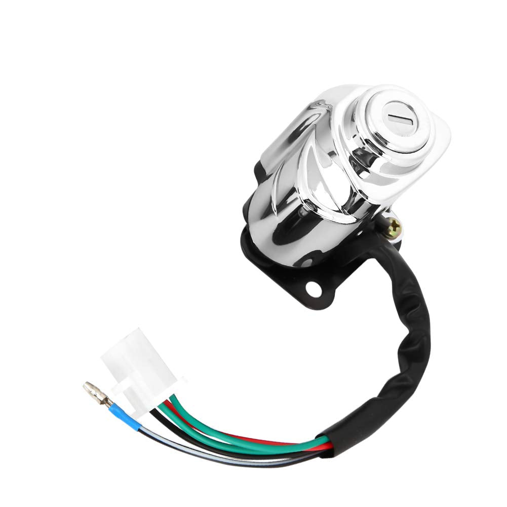 Zündschloss Tankdeckel Helmlenkschloss mit Schlüssel für VT250/Magna 250 Steed 400 VLX 600/VT600 Sha