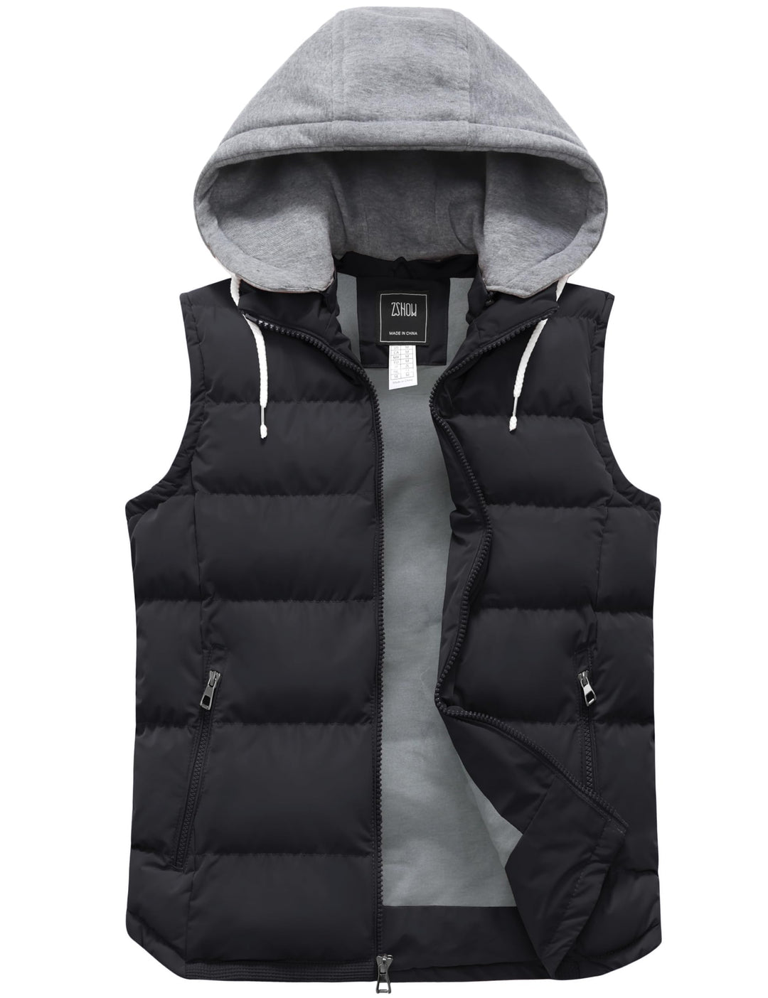 ZSHOW Herren Winter Weste Gesteppte Polsterung Puffer Ärmellos Jacke Warme Outdoor Weste Körperwärme
