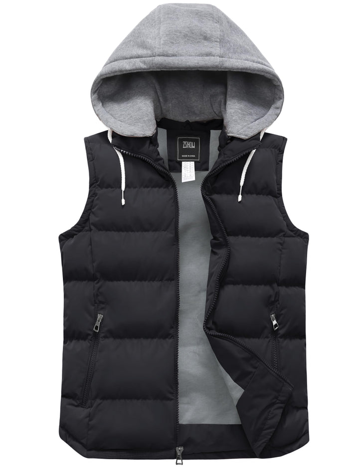 ZSHOW Herren Winter Weste Gesteppte Polsterung Puffer Ärmellos Jacke Warme Outdoor Weste Körperwärme