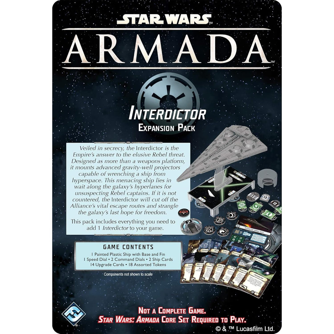 Fantasy Flight Games - Star Wars Armada: Galactic Republic: Interdictor Class - Miniature Game
