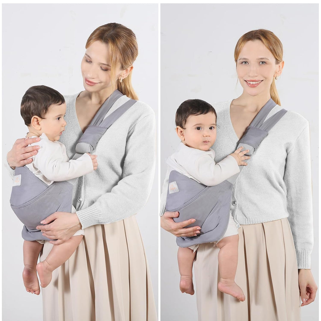 Tragetuch Kleinkind Hüfttrage, Ergonomischer Tragehilfe für Babys von 3 bis 36 Monaten, Kleinkinder