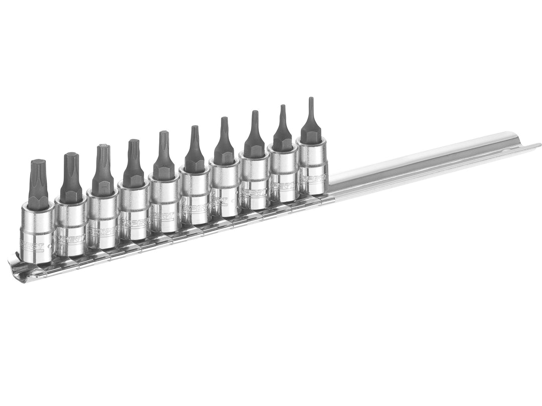 BRITOOL Socket Set 10 Piece Torx 1/4in Drive 1 Torx, 6,4 mm (1/4 Zoll), 1 Torx, 6,4 mm (1/4 Zoll)