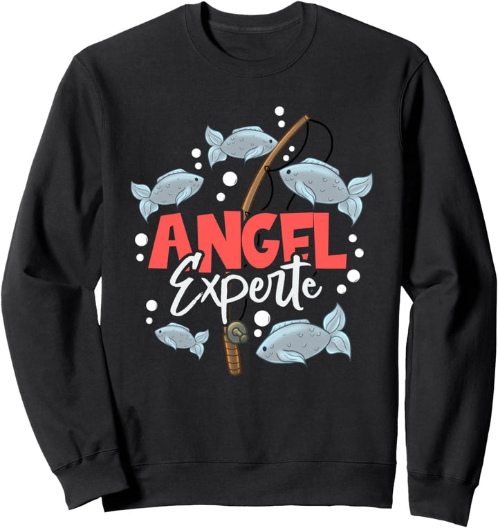 Angel Experte Angelexperte I Angelshirt Fischen mit Kindern Sweatshirt