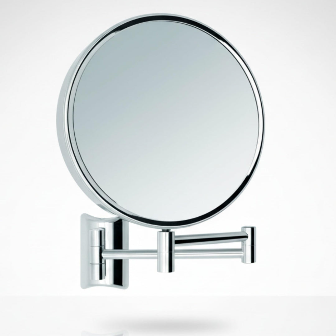 Libaro Kosmetikspiegel Imola 360° Schminkspiegel mit Wandmontage, Rasierspiegel doppelseitig mit Ver