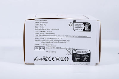 Phomemo M02 Pro 300 DPI Taschendrucker Mini Thermo Fotodrucker für Handy, Sticker Drucker, Kompatibe