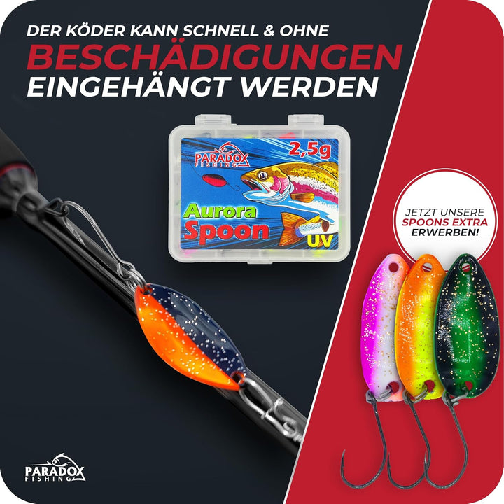 UL-Ruten Set I Trout Series X I 1,85m Wg. 1,2g-4g I Spoon Rute Forellenrute Ultralight Rute – UL Rut