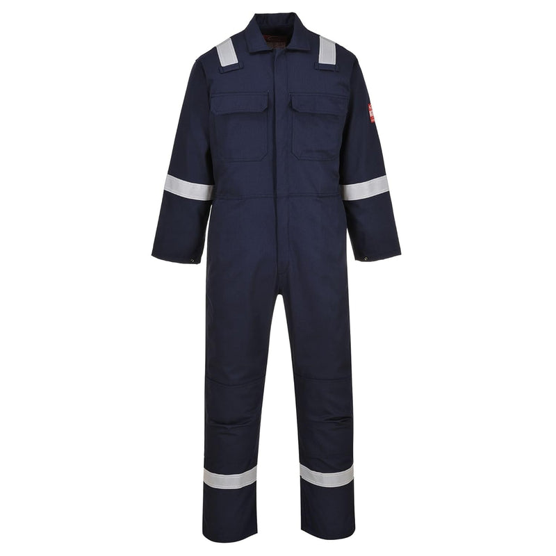 Portwest Bizweld Iona FR Overall, Grösse: XL, Farbe: Marine, BIZ5NARXL Schwarz XL Normale Länge, Sch