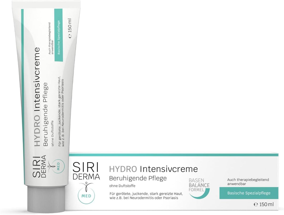 SIRIDERMA Aufbau-Pflegecreme PLUS| Creme für juckende und gereizte Haut bei Neurodermitis und Psoria