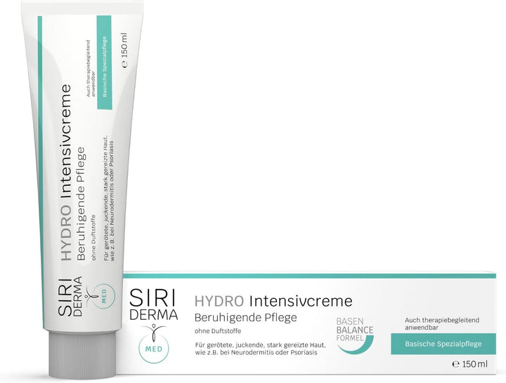 SIRIDERMA Aufbau-Pflegecreme PLUS| Creme für juckende und gereizte Haut bei Neurodermitis und Psoria