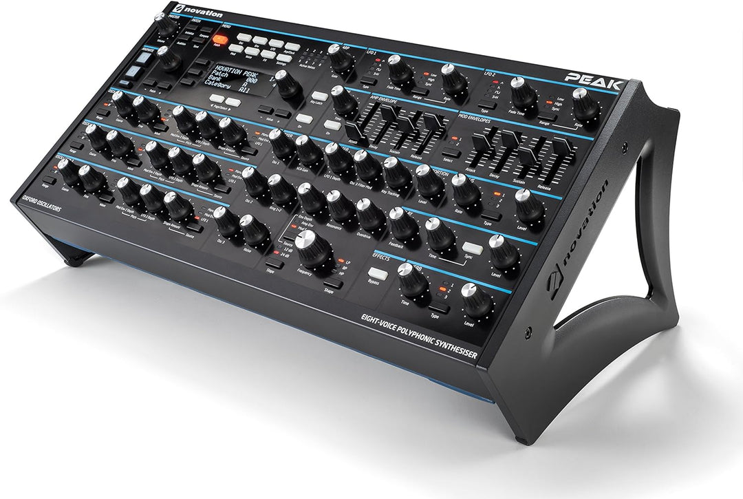 Novation Peak 8-stimmiger polyphonischer Desktop-Synthesizer Synthesizer-Ständer, Synthesizer-Stände