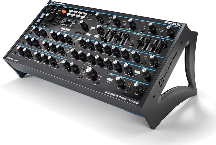 Novation Peak 8-stimmiger polyphonischer Desktop-Synthesizer Synthesizer-Ständer, Synthesizer-Stände