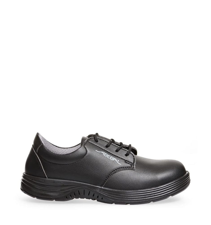 Abeba BB493-44 Sicherheitsschuh aus Mikrofaser, zum Schnüren, S2, FO, SRC, Grösse 44, schwarz 44 EU,