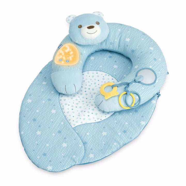 Chicco 9829200000 Spielkissen/Teppich, Rosa Evolutionäre Spielmatte Mit Lichtern Und Klängen, blau,