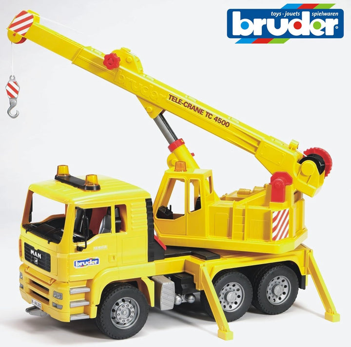 bruder 02754 - Man TGA Kran LKW - 1:16 Lastwagen, Laster, Kranwagen, Baufahrzeug, Baustelle