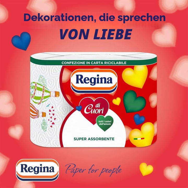 Regina di Cuori Küchenpapier, 30 Rollen 30 stück (1er Pack), 30 stück (1er Pack)