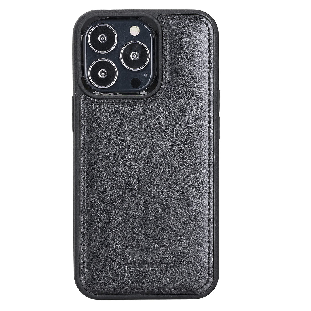 Solo Pelle Lederhülle für das iPhone 13 Pro in 6.1 Zoll Stanford Case Leder Hülle Ledertasche Backco