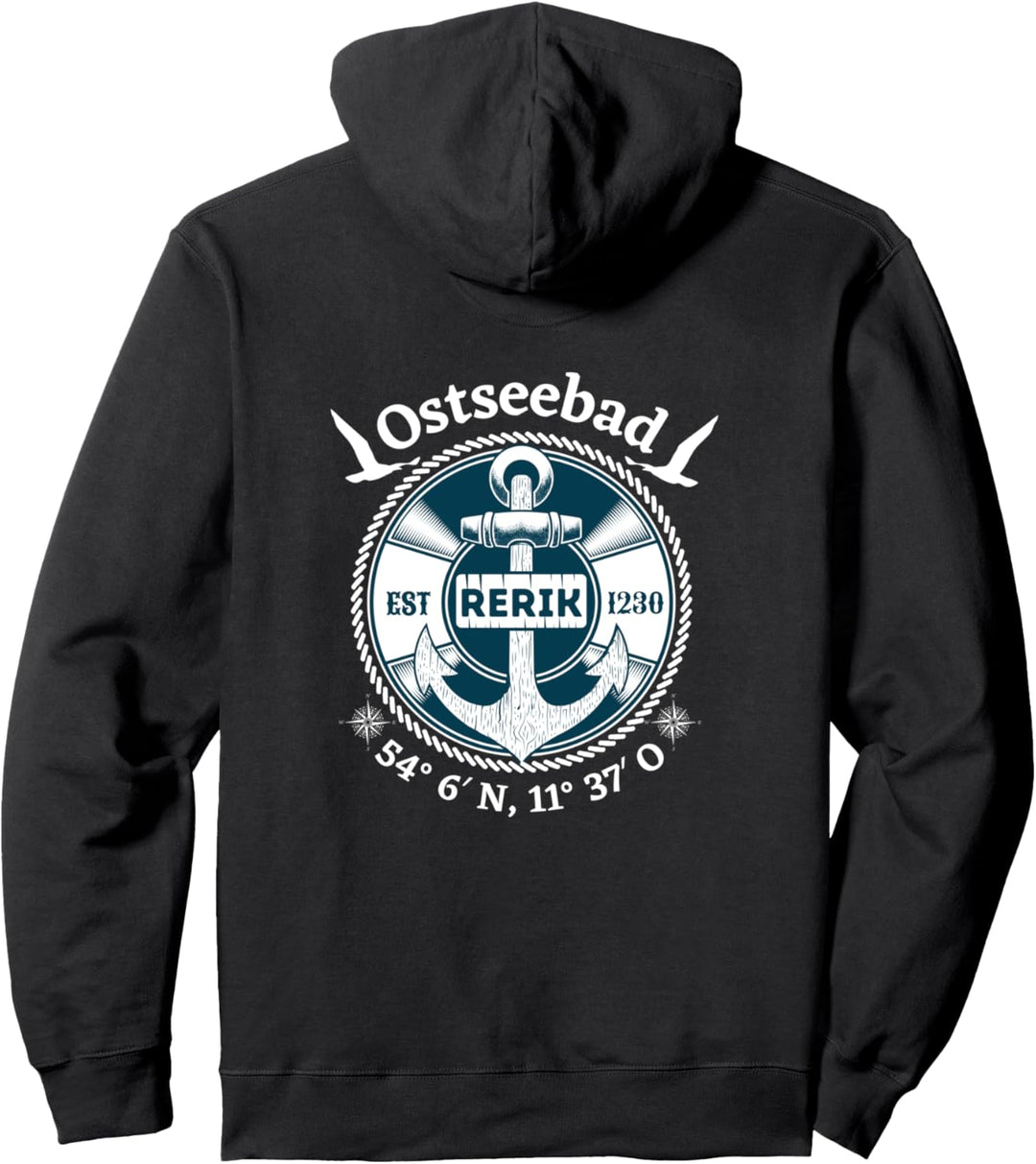 Rerik, Ostseebad, Anker Pullover Hoodie