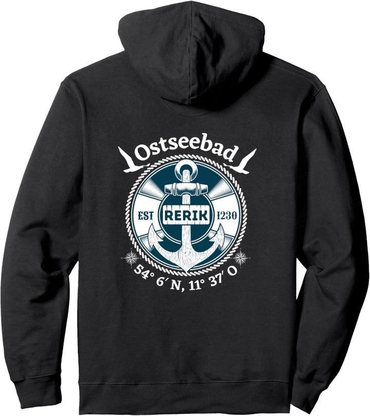 Rerik, Ostseebad, Anker Pullover Hoodie