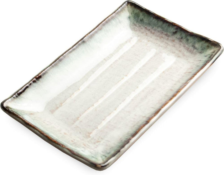 Sushi Set SHIRO weiss Porzellan Sushiset Geschenkset hergestellt in Japan zwei Sushi Teller zwei Sch