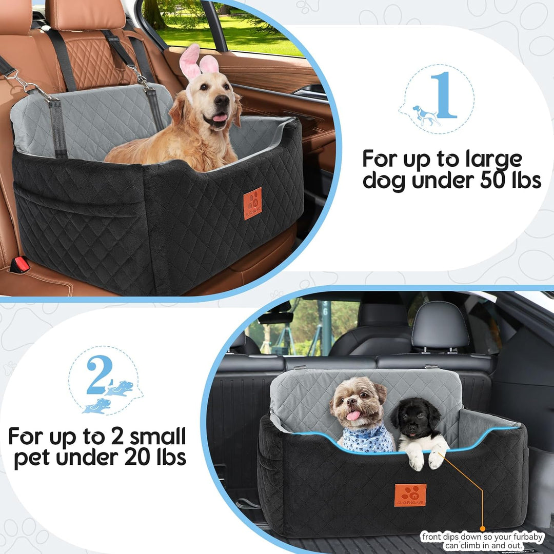 Hunde Autositze für mittlere/grosse, Hundesitz für Hunde unter 22Kgs oder 2 kleine, Abnehmbarer und