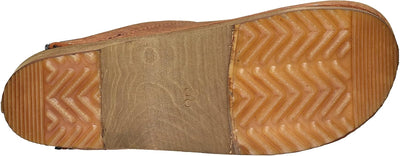 Sanita Christian offener Clog | Original handgemacht | Leder-Holzclogs für Männer 40 EU Braun, 40 EU