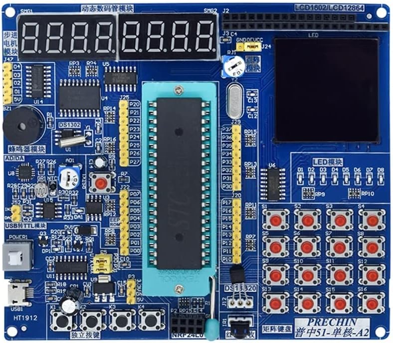 51 Microcontroller Development Board, STC89C52 Entwicklungsplatine, Mindestsystemplatine Lernsystemp