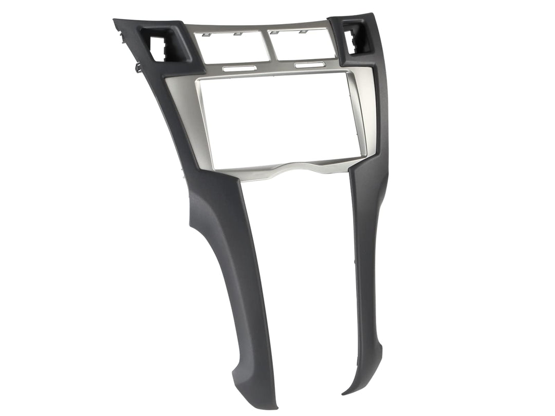 ACV Doppel-DIN Blende 2-DIN Radioblende RB Toyota Yaris 2006->2011 Silber/schwarz