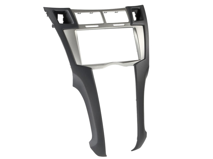 ACV Doppel-DIN Blende 2-DIN Radioblende RB Toyota Yaris 2006->2011 Silber/schwarz
