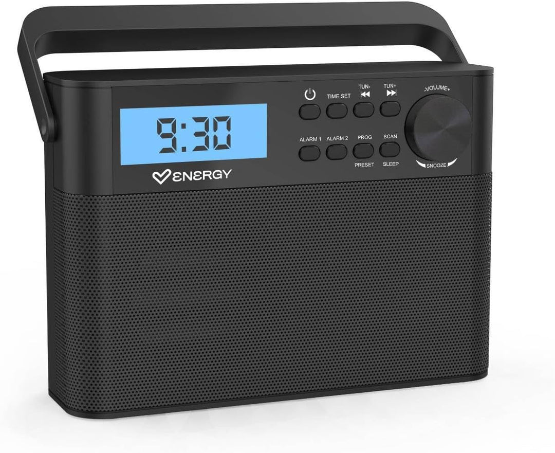 Energy Sistem Kitchen Radio - UKW-Küchenradio mit Display und Doppelalarm / Lautsprecher 1 W Qualitä