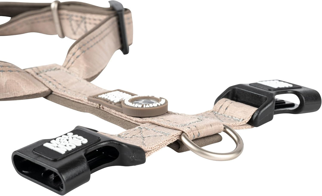 Max & Molly Hundegeschirr Matrix 2.0 Sand/XS in H-Form, für Hunde mit Gotcha! Smart ID, Geschirr Hun
